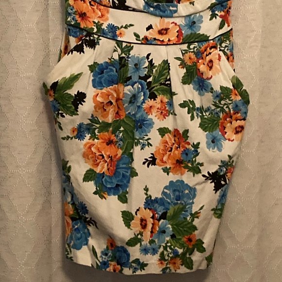 Vintage 2000s Beautiful Torrid Floral Mini Dress - Picture 8 of 12